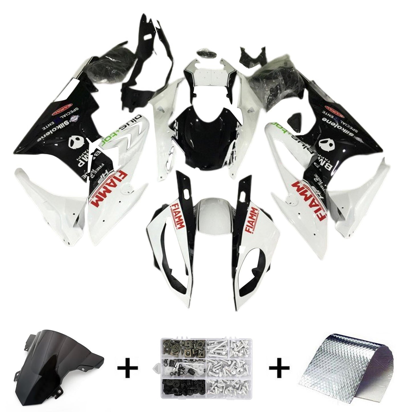 Amotopart BMW S1000RR 2017-2018 Kit Carenatura Carrozzeria Plastica ABS