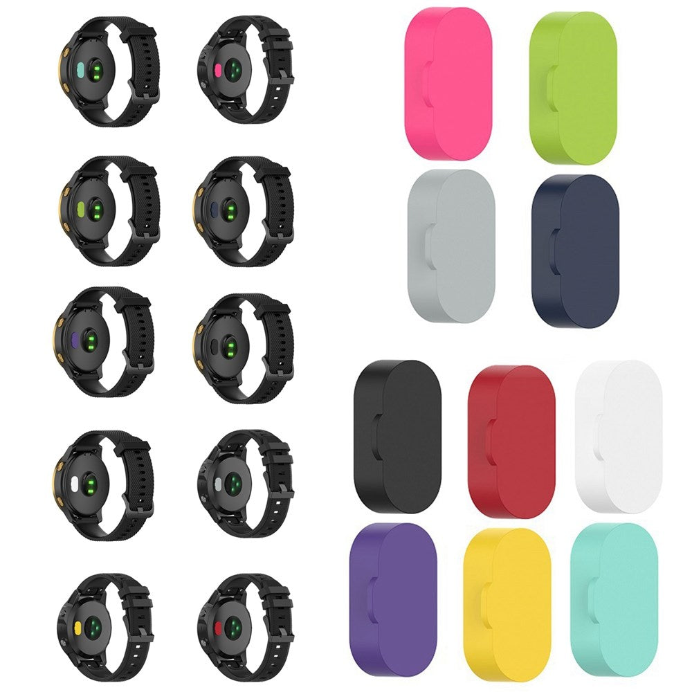 10 pezzi protezione porta caricatore in silicone colorato anti-polvere adatta per Garmin Fenix 5