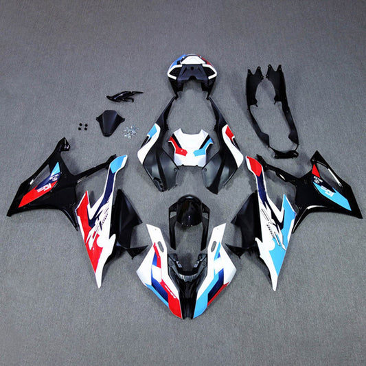 Amotopart 2019-2022 BMW S1000RR/M1000RR Kit di deposito bianco nero