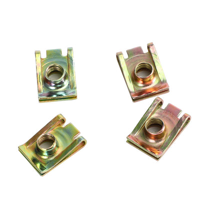 4Pcs Bisaccia Leva di Bloccaggio Bulloni e Dadi Kit Adatto Per Glide King Touring 96-19 Argento Generico