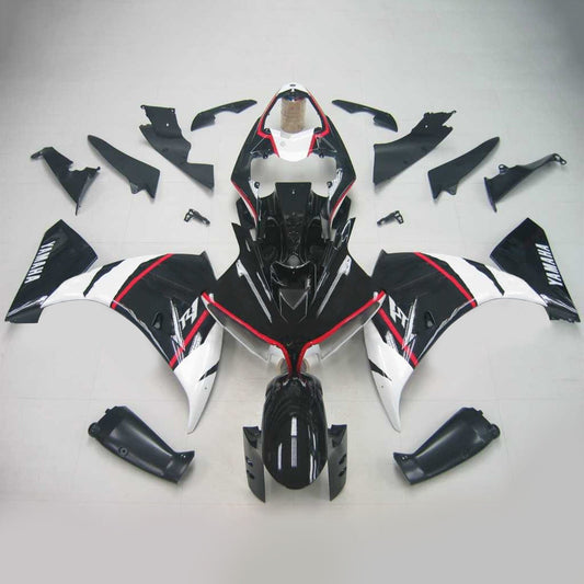 Amotopart Yamaha 2012-2014 YZF 1000 R1 Schwarzwei? Kit travestimento