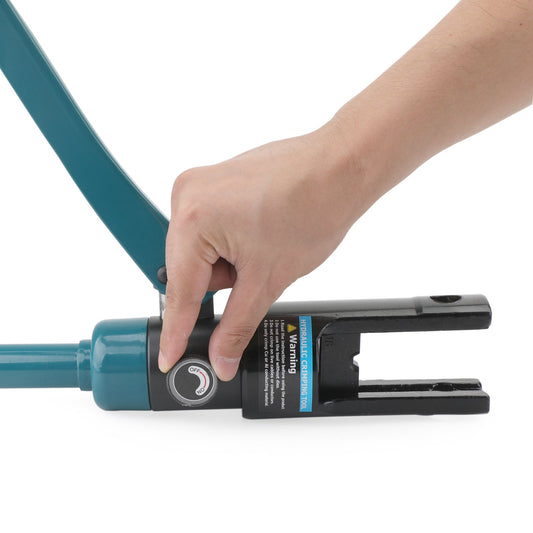 Piegatore terminale dell'ansa del cavo della batteria del cavo idraulico da 16 tonnellate con 11 matrici nere