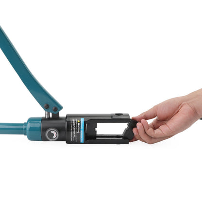 Crimpatrice per capicorda per cavo batteria filo idraulico migliorato 10T e 8 matrici nere
