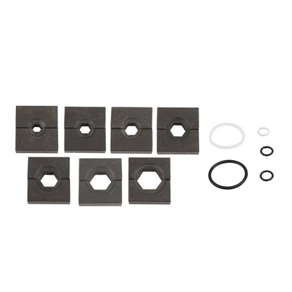 Crimpatrice per capicorda per cavo batteria filo idraulico migliorato 10T e 8 matrici nere