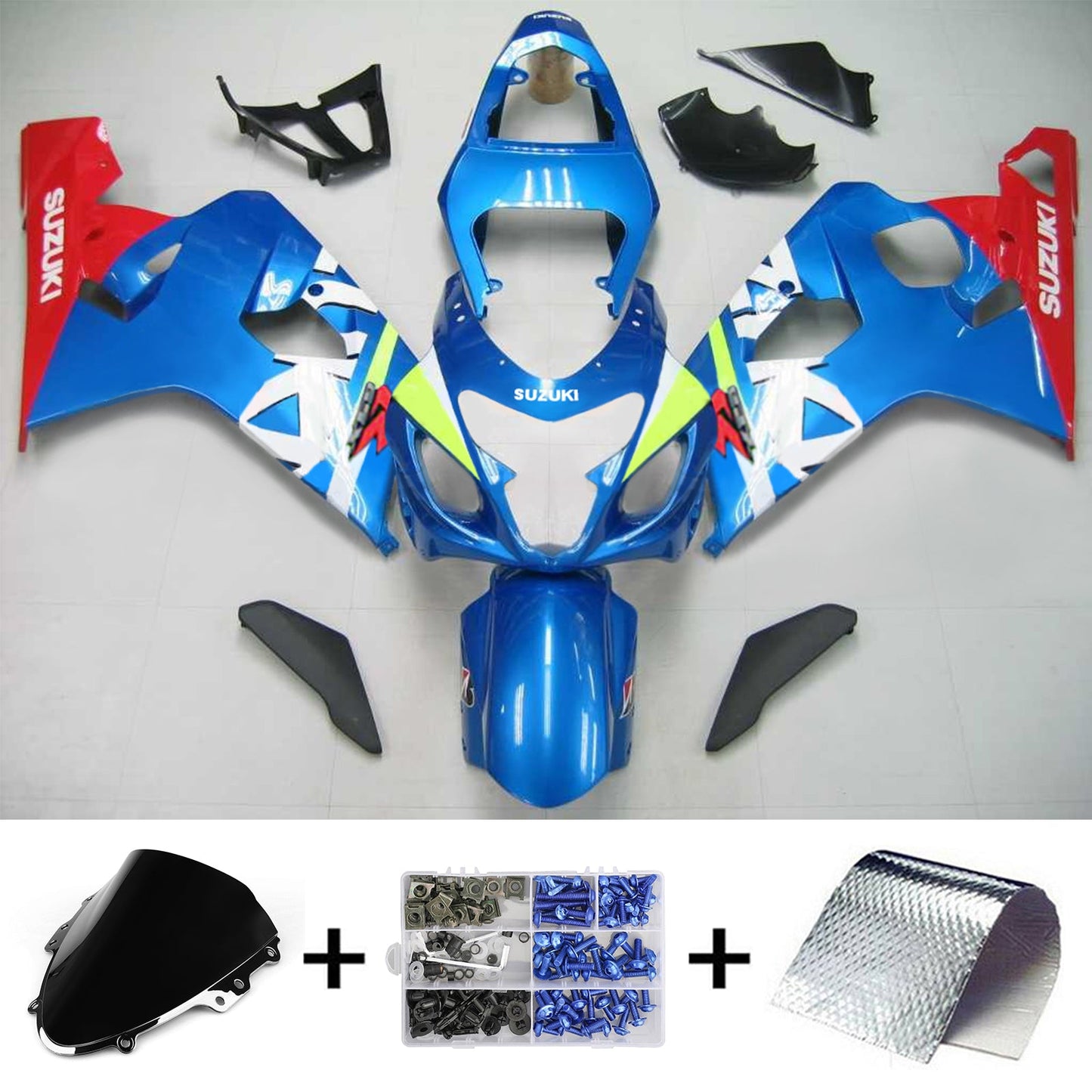 Suzuki GSXR 600/750 2004-2005 Kit Carenatura Carrozzeria Plastica ABS K4