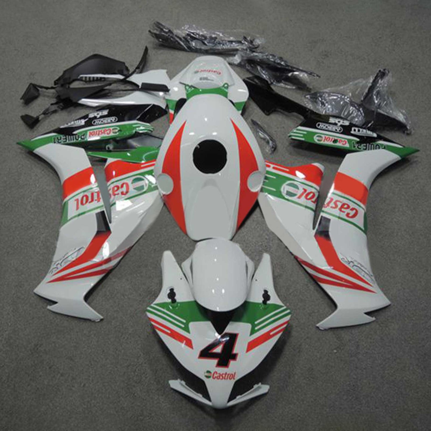 Amotopart Honda CBR1000RR 2012-2016 Kit carena Carrozzeria Plastica ABS