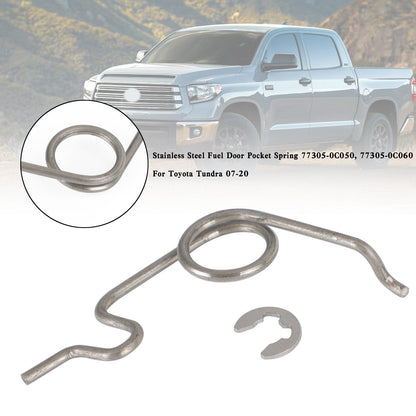 2007-2020 molla insacchettata 77305-0C050/60 della porta del combustibile dell'acciaio inossidabile della tundra di Toyota