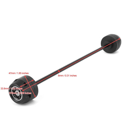 Areyourshop Perno posteriore Bobine assale Cursore ruota adatto per BMW F900 R / F900 XR 2020 Generico