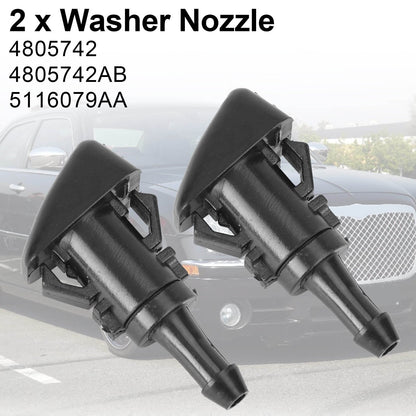 2Pcs Tergicristallo Rondella Ugello Jet Spray Per Dodge Journey 09-13 5116079AA Generico