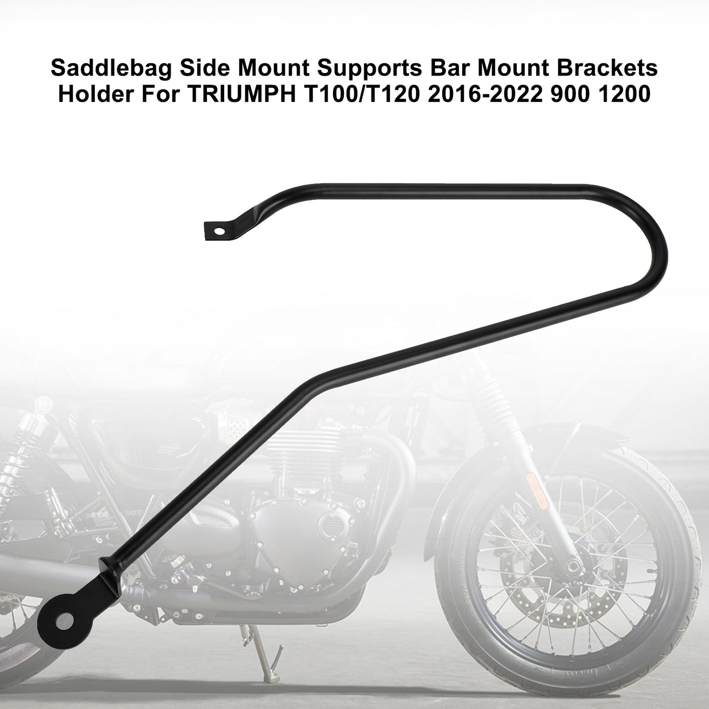 2016-2022 Triumph T100/T120 900 Staffa di montaggio per borsa da sella laterale per portapacchi