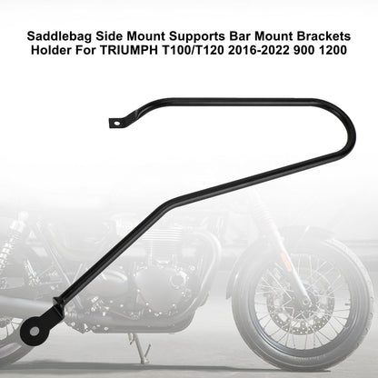 2016-2022 Triumph T100/T120 900 Staffa di montaggio per borsa da sella laterale per portapacchi