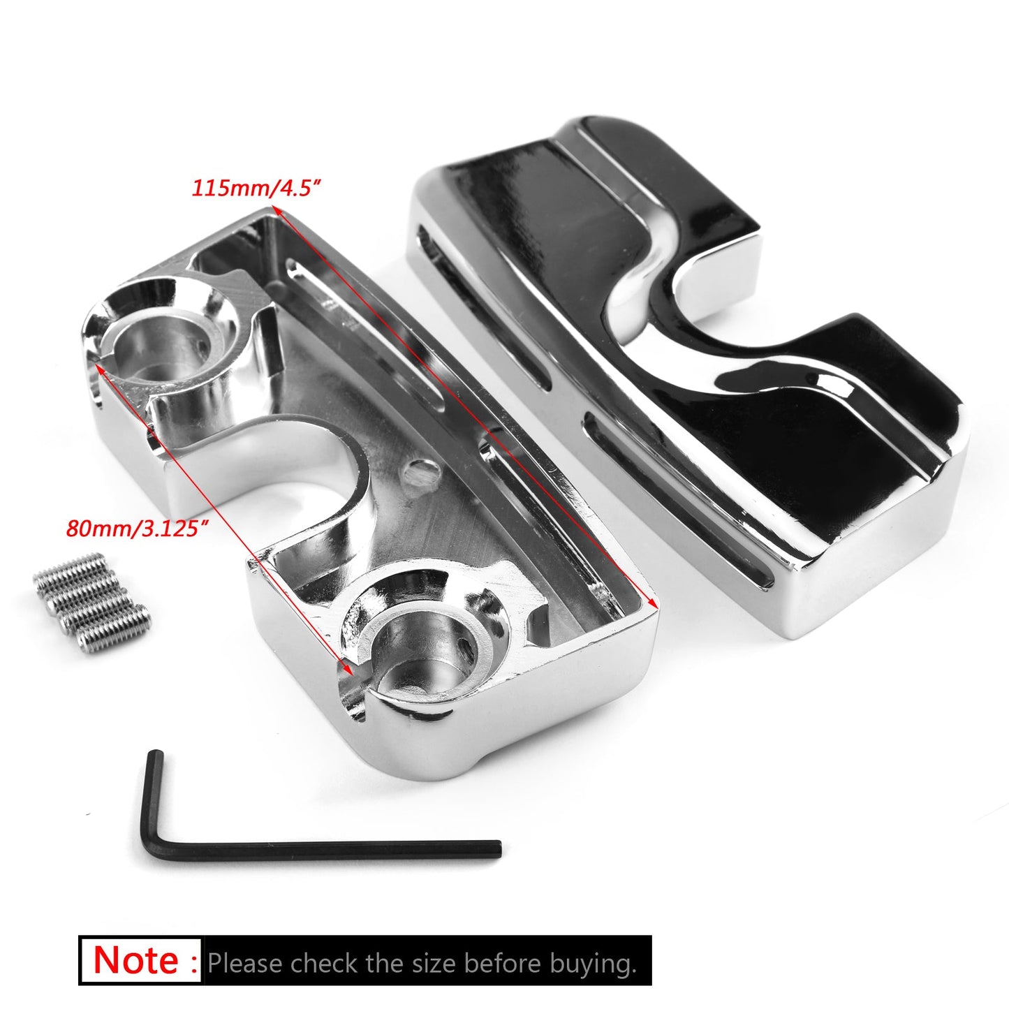 NUOVI coperchi dei bulloni della testa della candela Chrome Scorpion adatti per Twin Cam 1999-2017 Generico