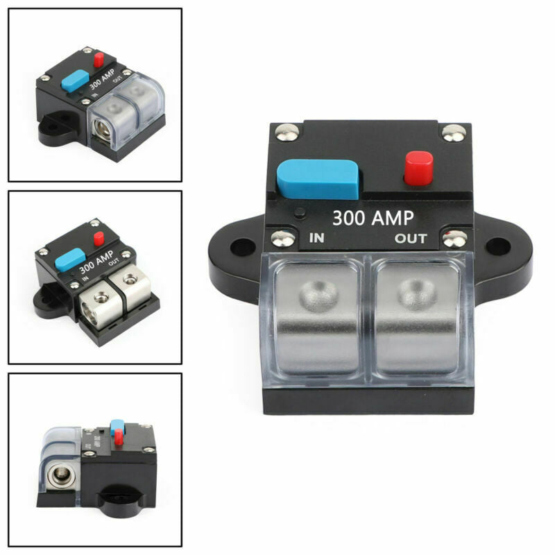 300A AMP Car Audio Marine Automatic Circuit Breaker Reset Fuse Insurance Block