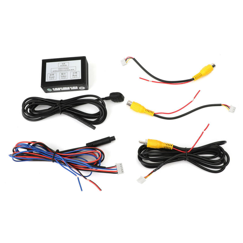 Universal Car SUV Front Rear Parking View Camera Switch 2 Channel Cont ...