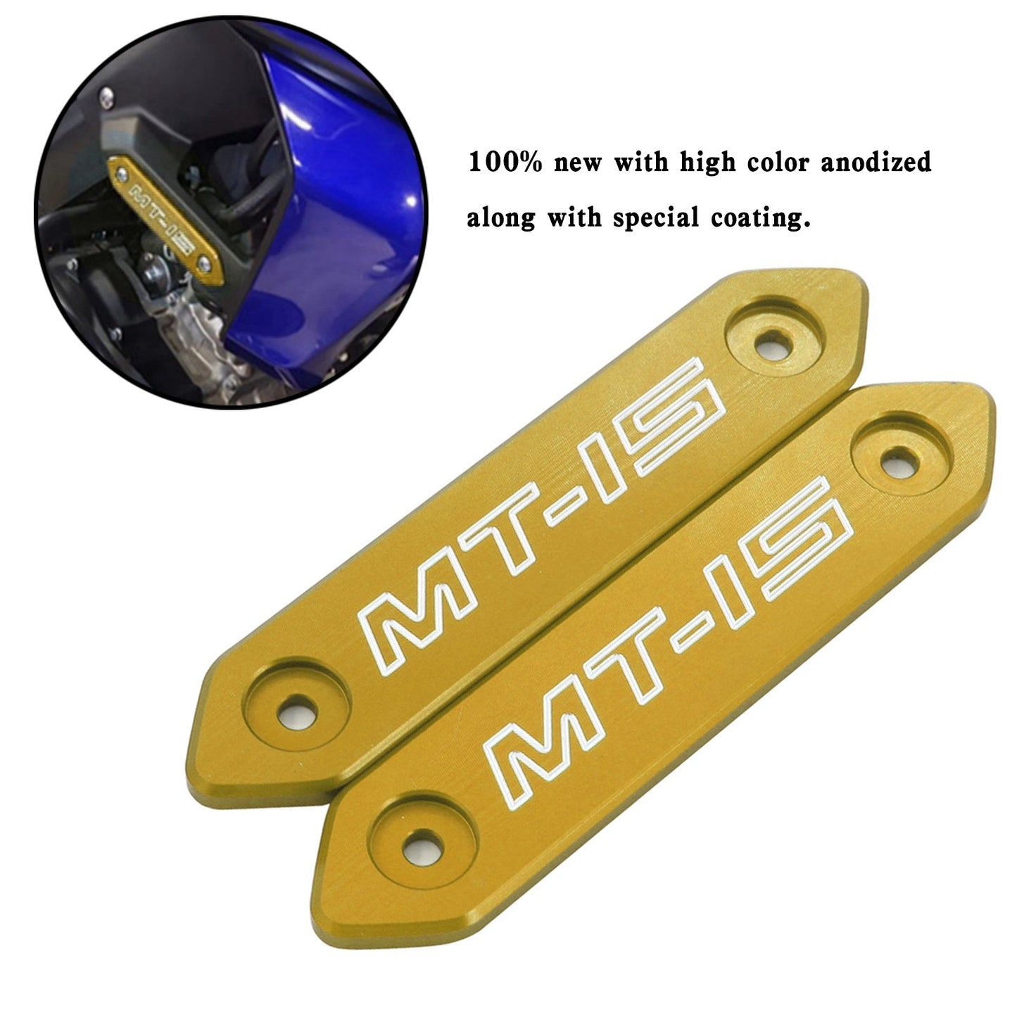 Copertura del corpo degli accessori in lega di alluminio per Yamaha MT 15 MT-15 MT15 2018-2020 Generico