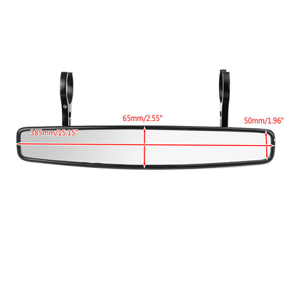 1.75" 2" UTV Centro Vista Specchio 15" Per Polaris Ranger RZR 900 XP 1000 S Turbo Generico