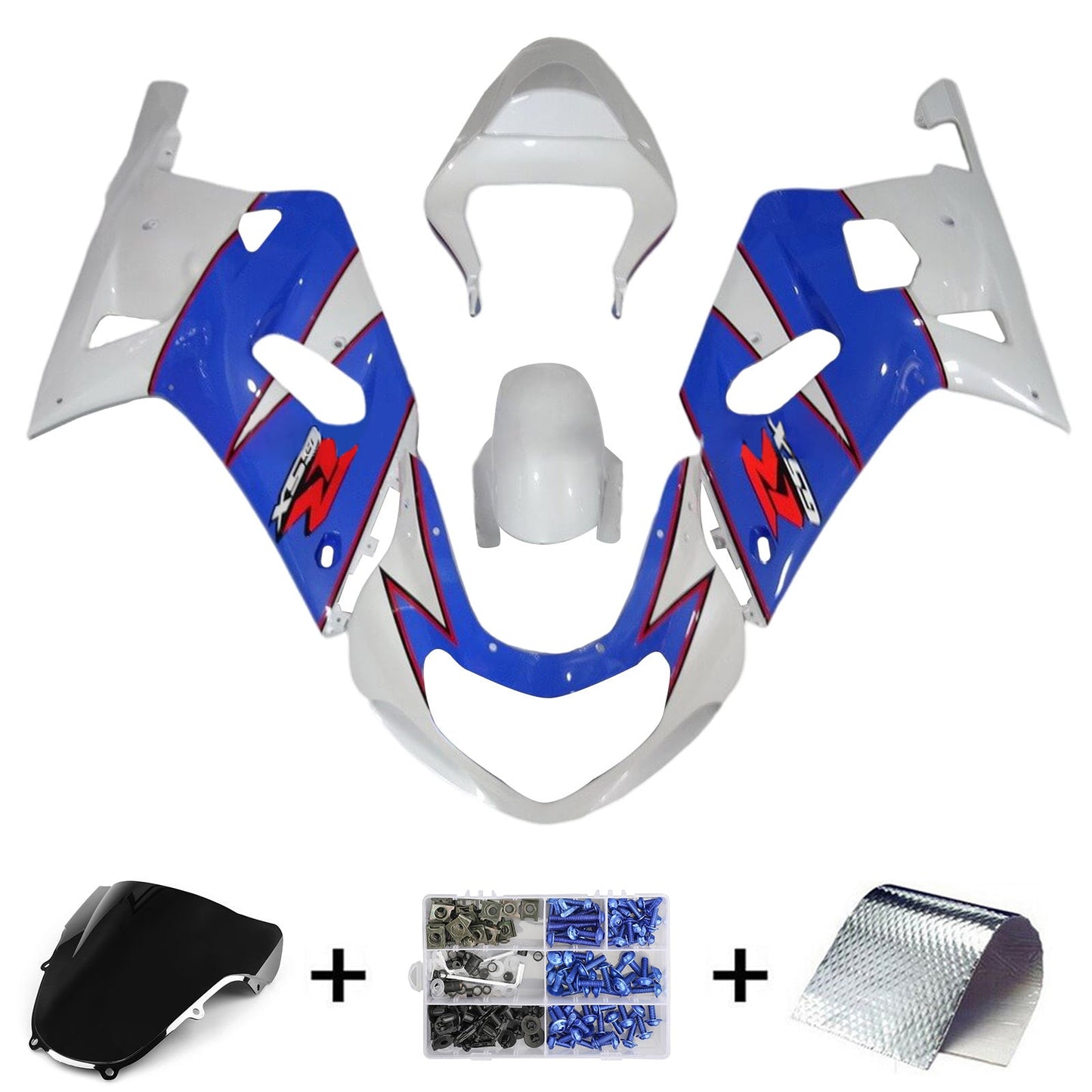 2001-2003 Suzuki GSXR600 GSXR750 2000-2003 K1 Kit carenatura iniezione Carrozzeria