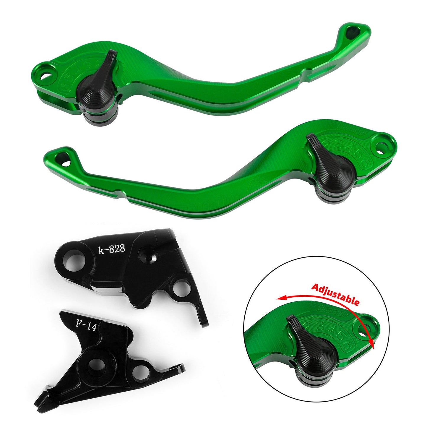 Kawasaki ZZR600 ZX6R ZX9R ZX10R Z1000 Leva freno frizione corta CNC