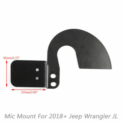 CB HAM GMRS Supporto per microfono Grab Bar Mount adatto per Wrangler JL 2018+ 75WXST Generico