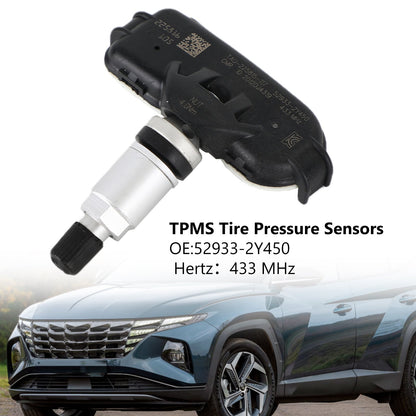 1 sensore di pressione pneumatici TPMS 52933-2Y450 per Hyundai ix35 Tucson generico