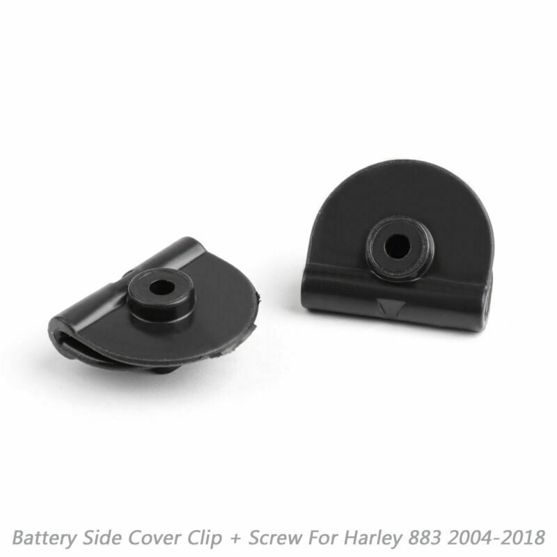 2004-2018 Harley Sportster XL883 XL1200 Clip coperchio batteria laterale + vite