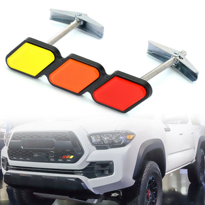 Emblema del distintivo della griglia a 3 colori per Toyota Tacoma 4Runner Tundra Rav4 Highlander generico