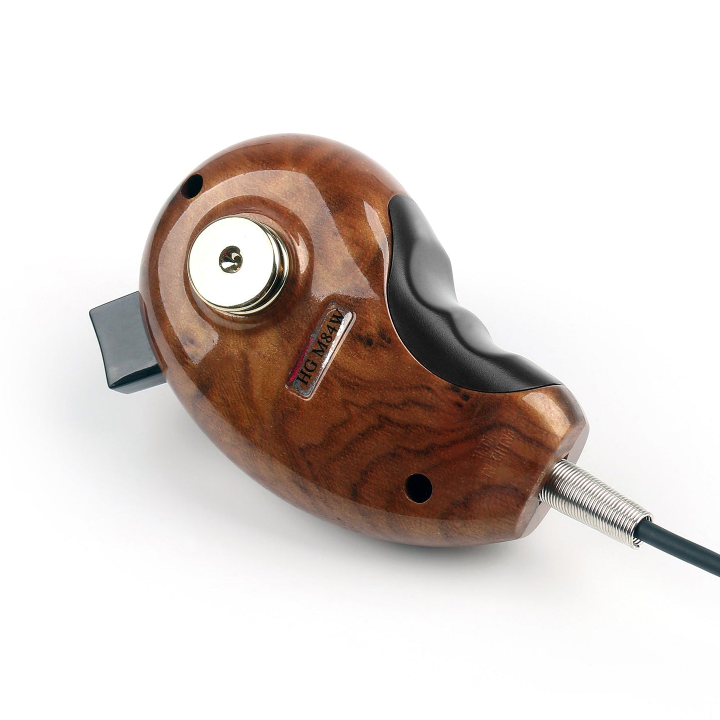 Wood Grain HG-M84W Microfono CB con cancellazione del rumore a 4 pin per Cobra Uniden