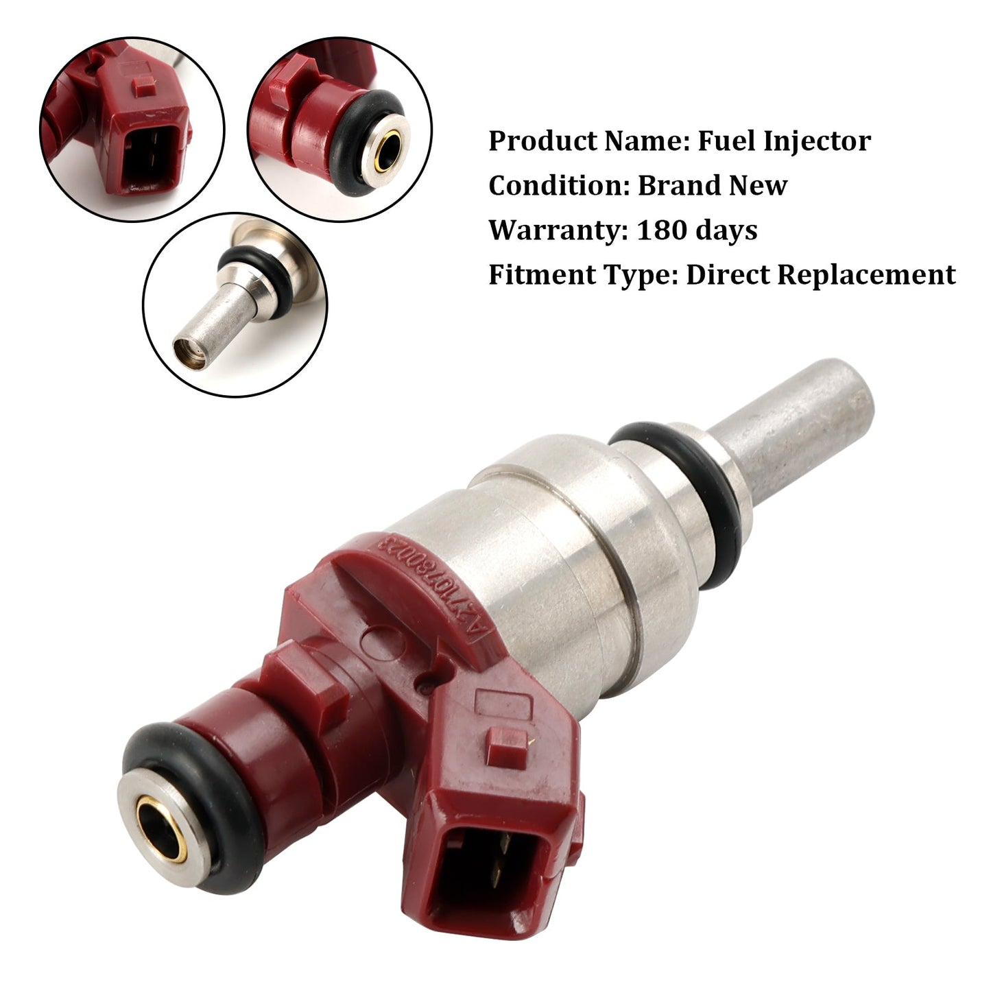 1PCS Iniettore di carburante A2710780023 Fit Mercedes Benz Classe C CLK-Class 1.8L