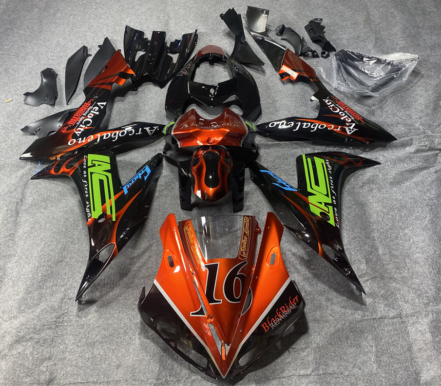 Amotopart Yamaha YZF-R1 2002-2003 Kit Carena Carrozzeria Plastica ABS
