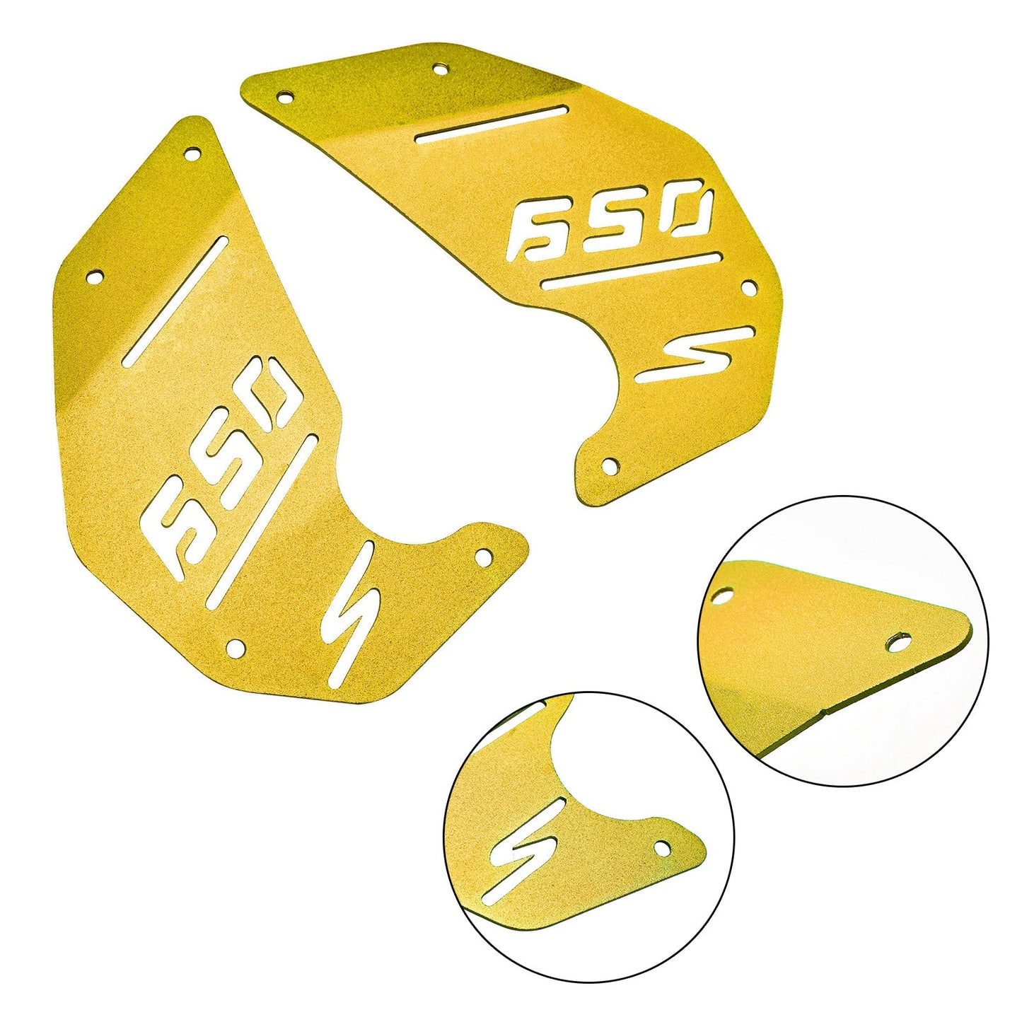 Piastra di copertura del motore pannello laterale oro per Kawasaki Vulcan S En650 Vn650 2015-2022 Cafe