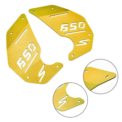 Piastra di copertura del motore pannello laterale oro per Kawasaki Vulcan S En650 Vn650 2015-2022 Cafe