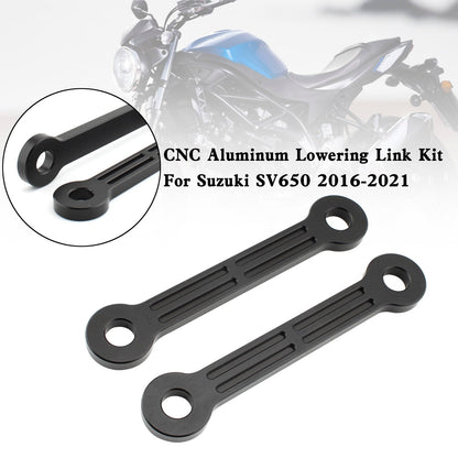 Kit collegamento abbassamento alluminio CNC 25mm Suzuki SV650 2016-2021