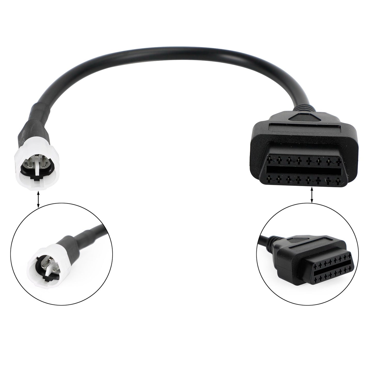 Cavo scanner codice adattatore diagnostico da 3 pin a OBD2 per moto per Yamaha X-MAX