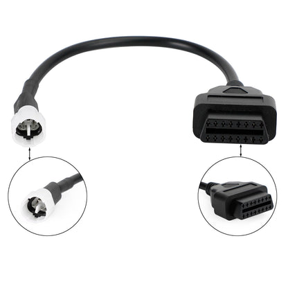 Cavo scanner codice adattatore diagnostico da 3 pin a OBD2 per moto per Yamaha X-MAX