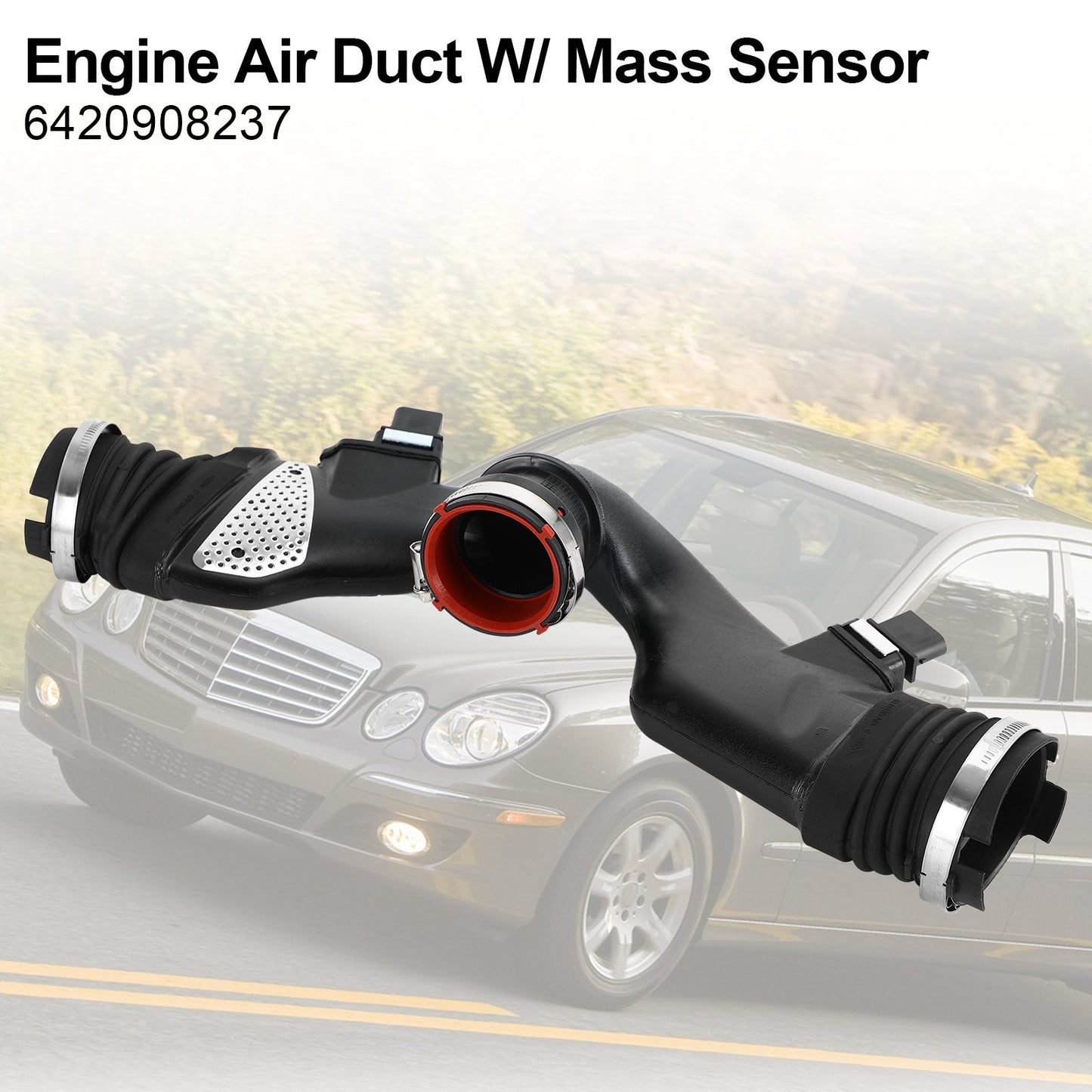 2011-2013 Per Mercedes-Benz Classe E E350 Bluetec Condotto aria motore con sensore di massa A6420906097