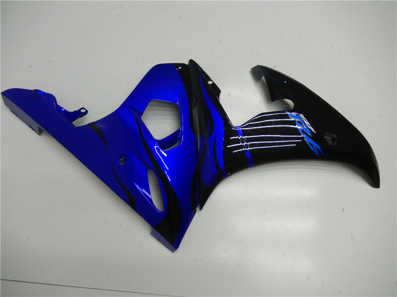 Amotopart 2005 Yamaha YZF R6 Cladding Blue Black Kit