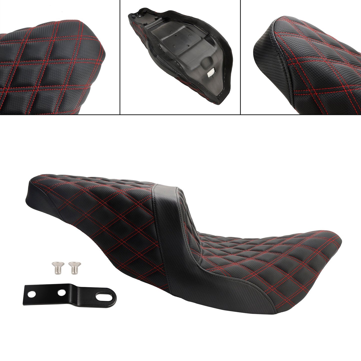 Cuscino sedile passeggero anteriore posteriore rosso adatto per modelli Fl Touring 2008-2023