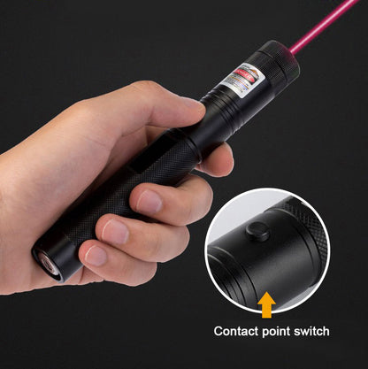 650nm Red Laser Pointer Pen Visible Beam Light Lazer + 18650 + Caricabatterie