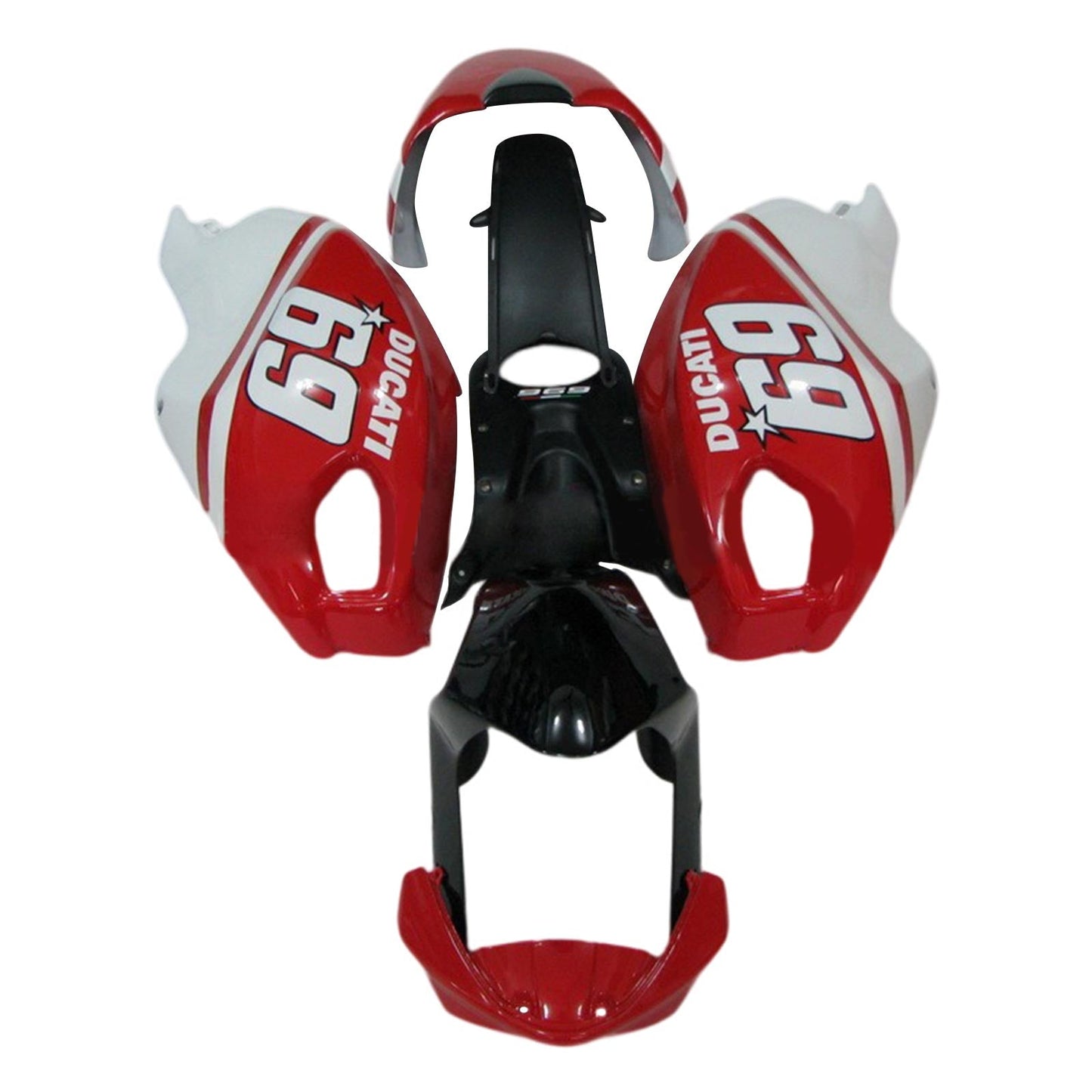 Amotopart Ducati Monster 696 796 1100 S EVO tutti gli anni Kit Carena Carrozzeria