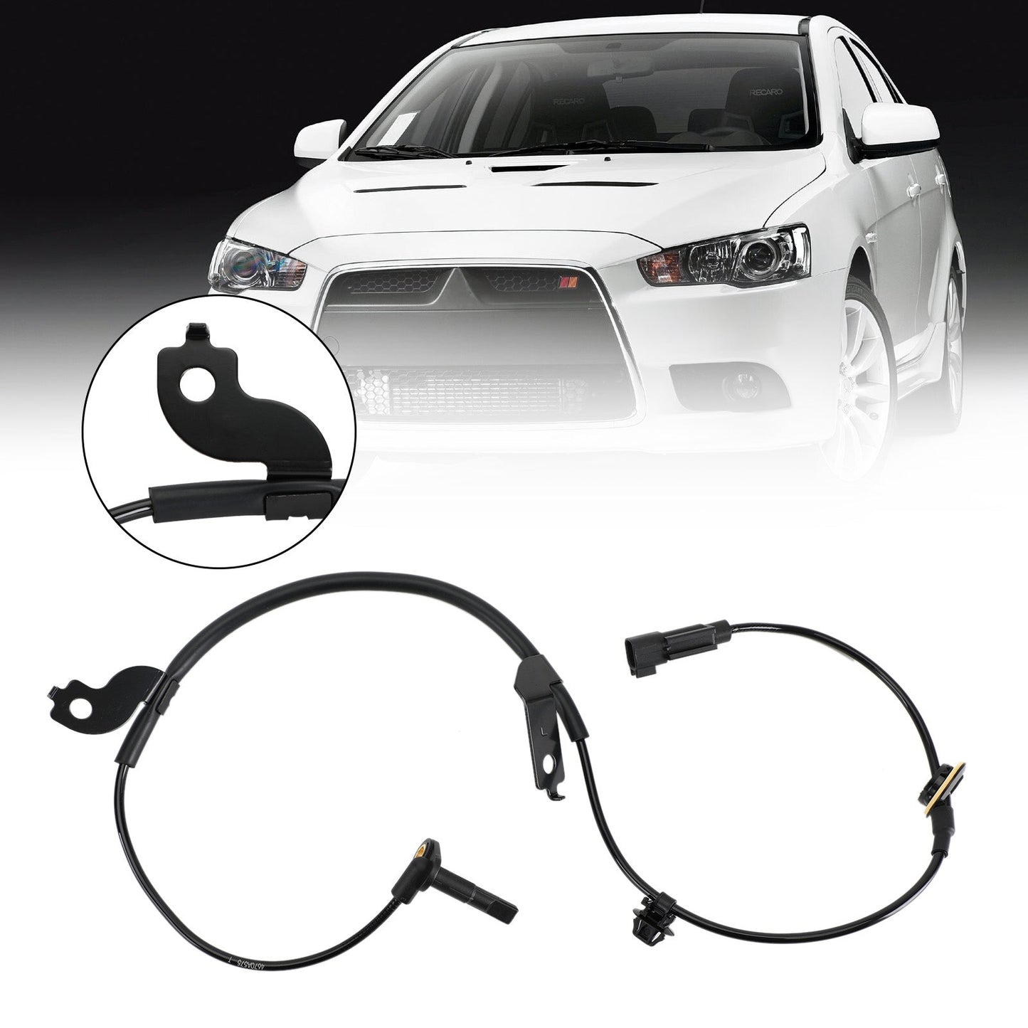 Nuovo sensore di velocità ruota anteriore sinistro ABS 4670A575 per Mitsubishi Lancer 2008-2011 generico