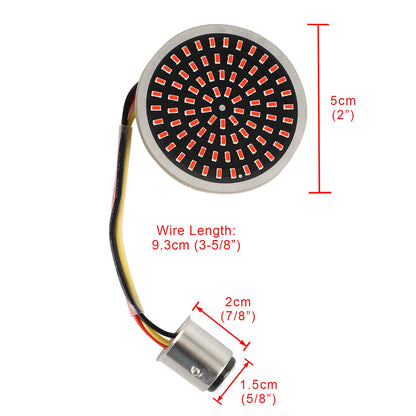 1157 Indicatori di direzione a LED per inserti lampada adatti per Softail Touring Dyna Sportster Generico