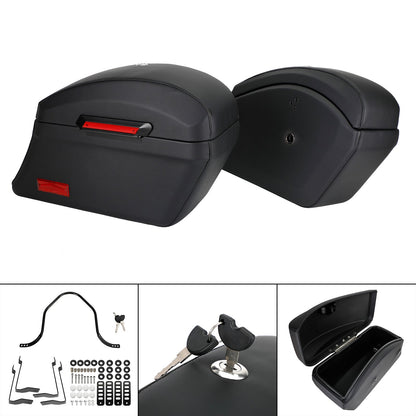 Kit di montaggio resistente e borse rigide Borse laterali per Fat Boy Softai Road King