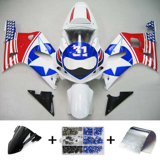 Kit carenatura Suzuki GSXR750 2001-2003 Carrozzeria Plastica ABS