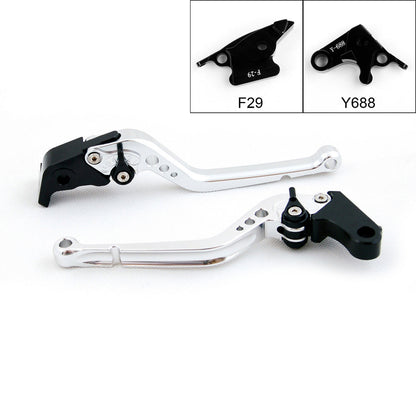 Leve freno frizione lunghe per Ducati 1299/1199/959/899 Panigale Xdiavel 749 nere generiche
