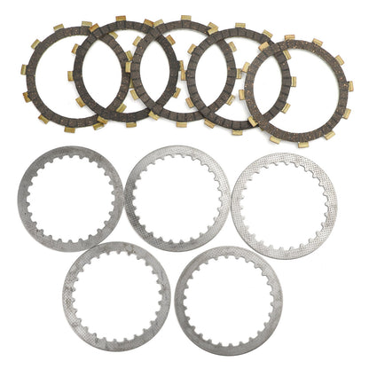 Kit frizione in ferro e dischi di attrito adatti per Suzuki AX100 AX115 TS100 TC100 RV90 Generico