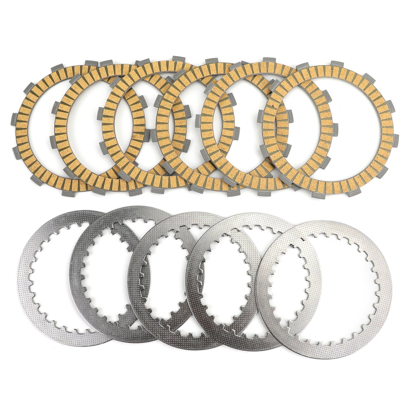 Kit frizione in ferro e dischi di attrito adatti per Honda CB500K CB550 CB550SC CB650SC Generico