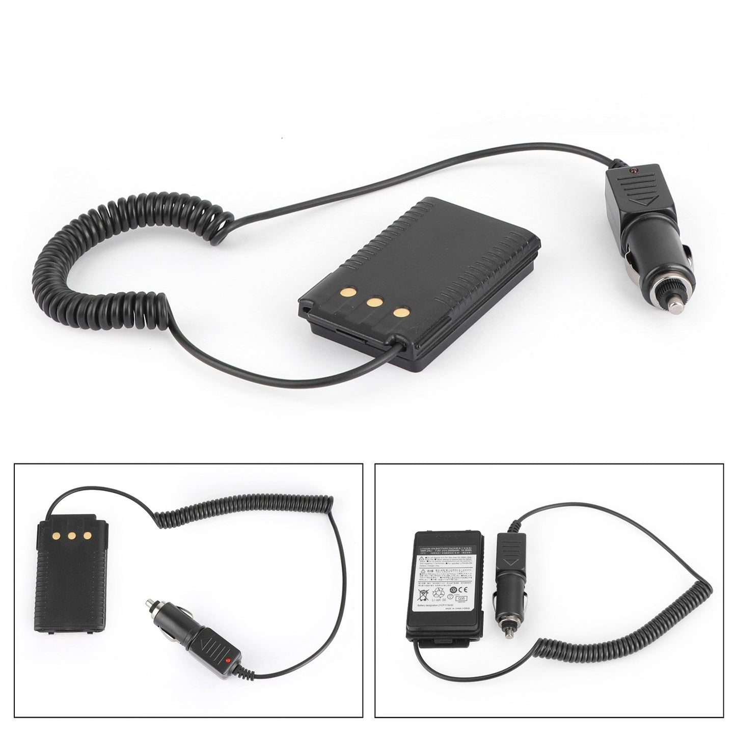 Adattatore per eliminatore di batteria per caricabatteria da auto 12V/24V adatto per Yaesu FT70D FT70DR