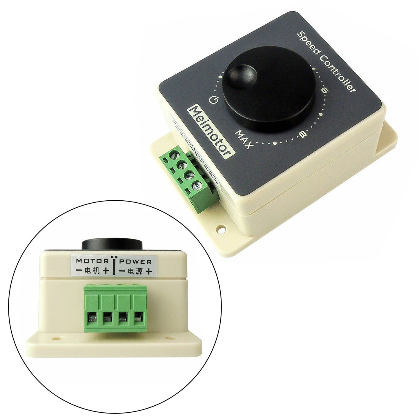 DC 10-60V 10-20A Modulatore di larghezza di impulso PWM Regolatore di velocità del motore CC impermeabile