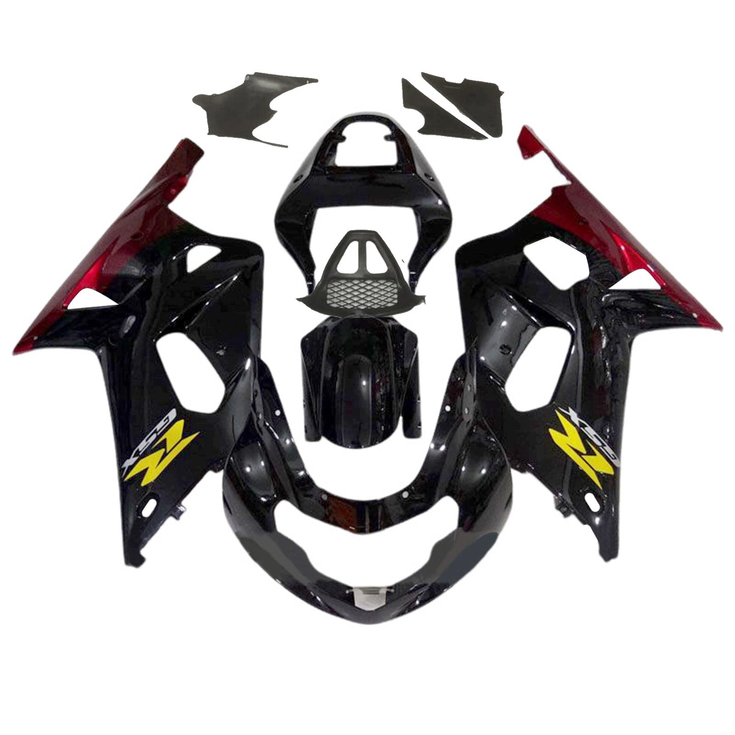 Amotopart Suzuki GSXR1000 2000-2002 K1 K2 Kit carena Carrozzeria Plastica ABS