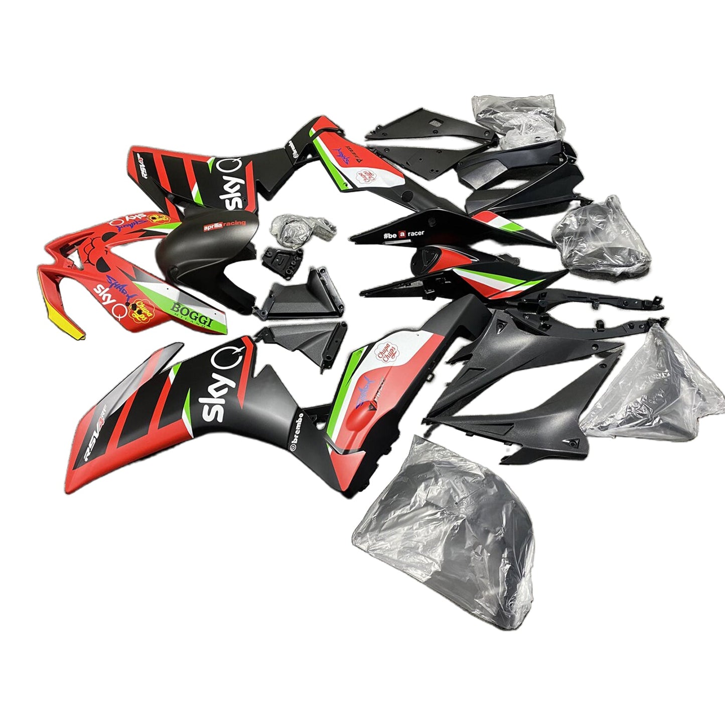 Amotopart Aprilia RSV4 1000 2009-2015 Kit Carena Carrozzeria Plastica ABS